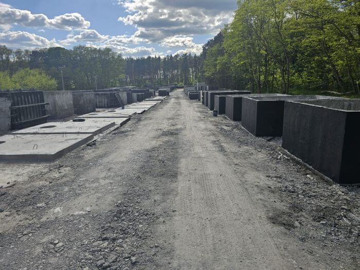 Plac z gotowymi szambami betonowymi Gorzów Wielkopolski w różnych rozmiarach